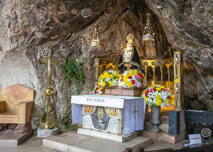 Santa Cueva Santa Cueva Covadonga stock photo. Image of church, historical ... photo