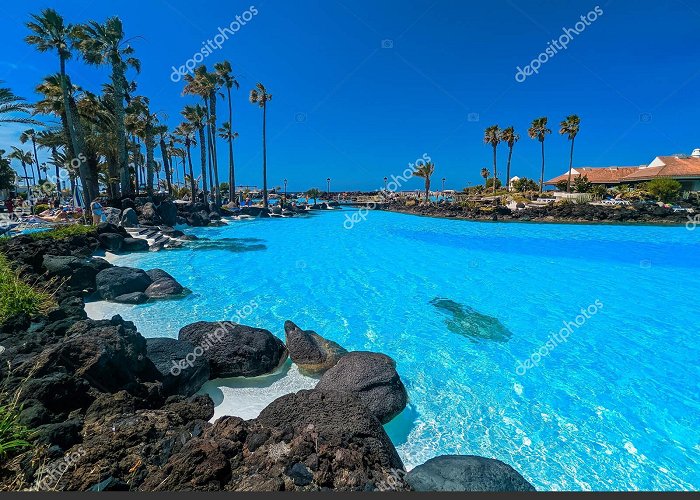 Lago Martianez Lake Lago Martianez Pools Tenerife Canary Islands Stock Photo by ... photo