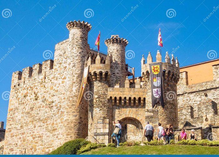 Castillo de los Templarios Templar Castle - Ponferrada Editorial Image - Image of century ... photo