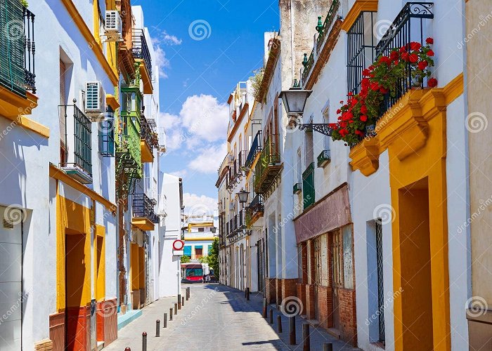 Triana Triana Barrio Facades in Seville Andalusia Spain Stock Image ... photo