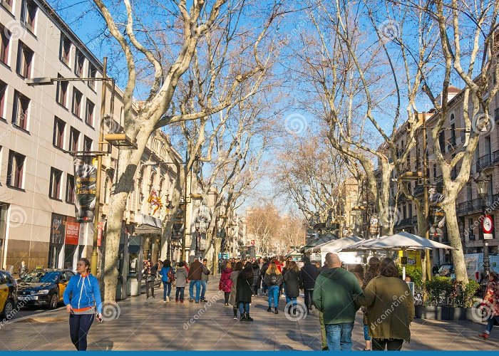 La Rambla Tourism Office La Rambla Street. the Most Popular Street in Barcelona, Spain ... photo