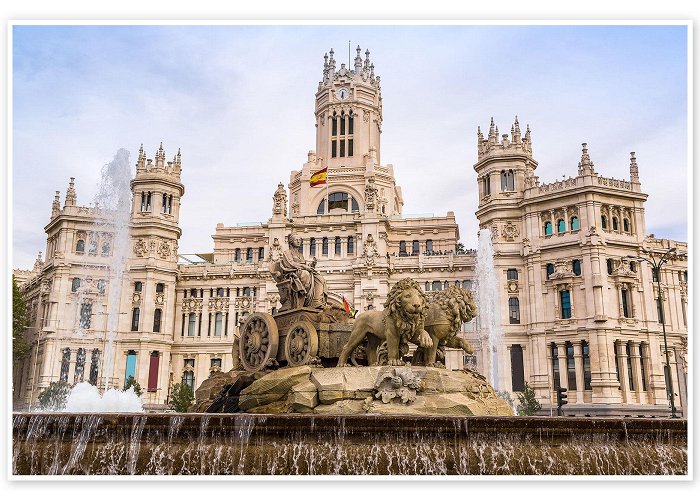 Cibeles Fountain Cibeles Fountain at Plaza de Cibeles in Madrid print by Editors ... photo