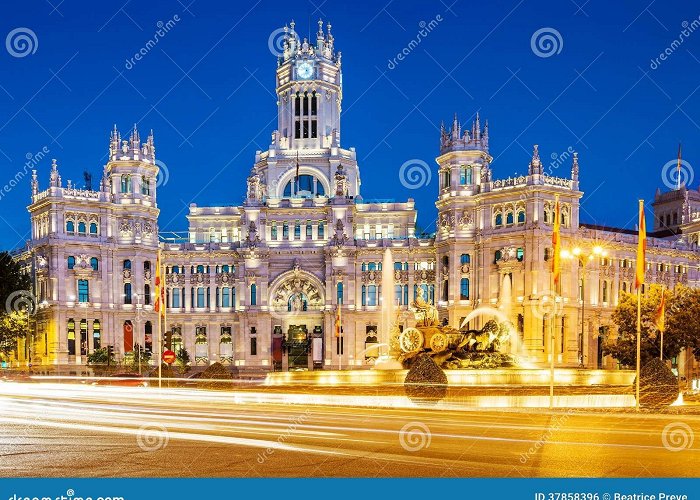 Palacio de Comunicaciones Plaza de la Cibeles Madrid stock photo. Image of history - 37858396 photo