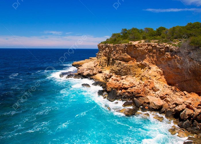 Punta Galera Beach San Antonios Ibiza Beach Punta De Sa Galera Photo Background And ... photo