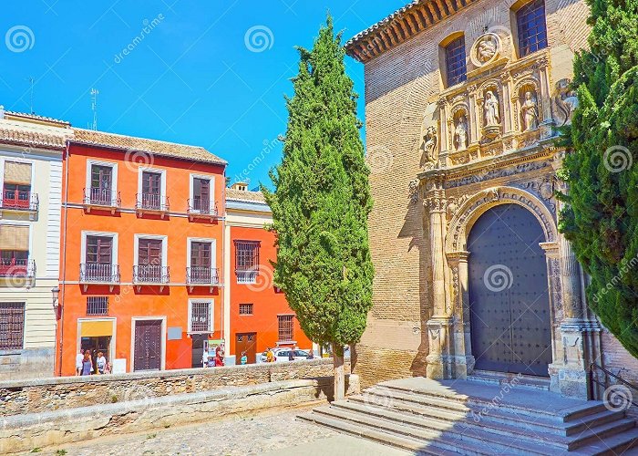 Carrera del Darro Street The Facade of San Gil and Santa Ana Church and Carrera Del Darro ... photo