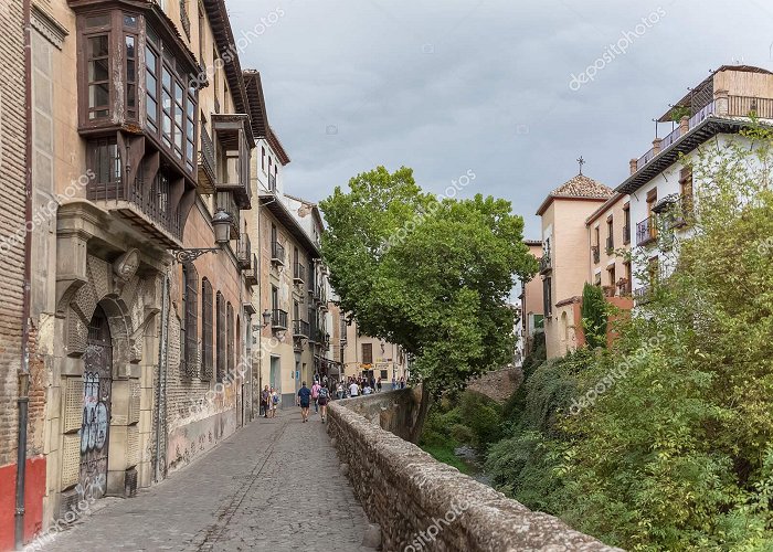 Carrera del Darro Street Granada Spain 2021 View Darro Street Carrera Del Darro Sad – Stock ... photo