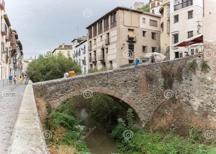 Carrera del Darro Street View at the Darro Street, Paseo De Los Tristes, Cabrera Bridge ... photo