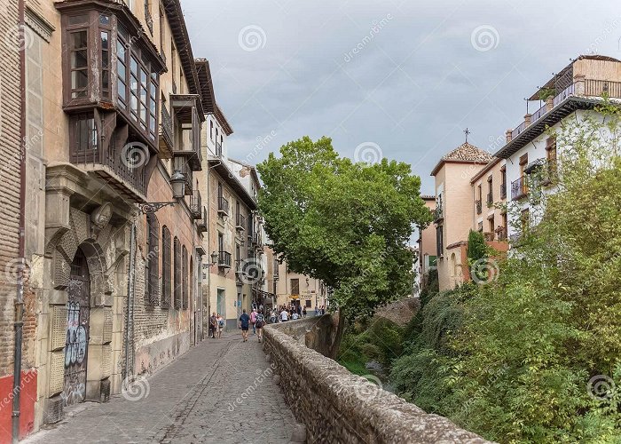 Carrera del Darro Street View at the Darro Street, Carrera Del Darro To the Sad Walk, Paseo ... photo