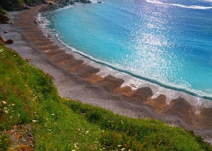 Playa del Silencio Playa Del Silencio In Cudillero Asturias From Spain Photo ... photo