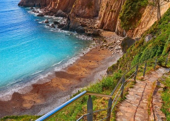 Playa del Silencio Playa Del Silencio In Cudillero Asturias From Spain Photo ... photo