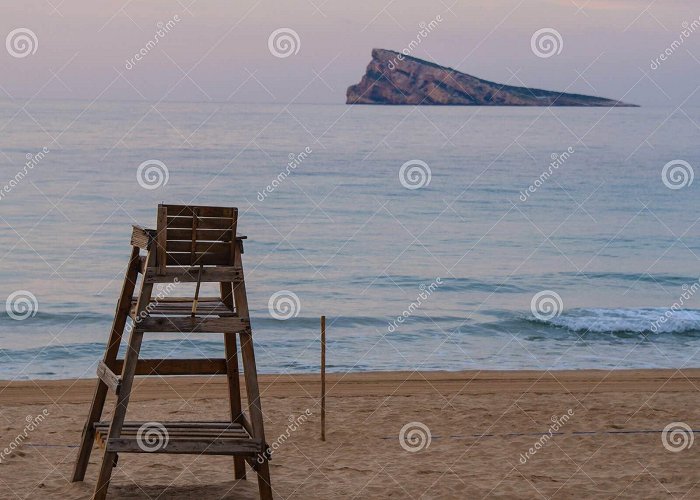 Peacock Island Early Morning Views of Benidorm Rock (Peacock Island) from ... photo