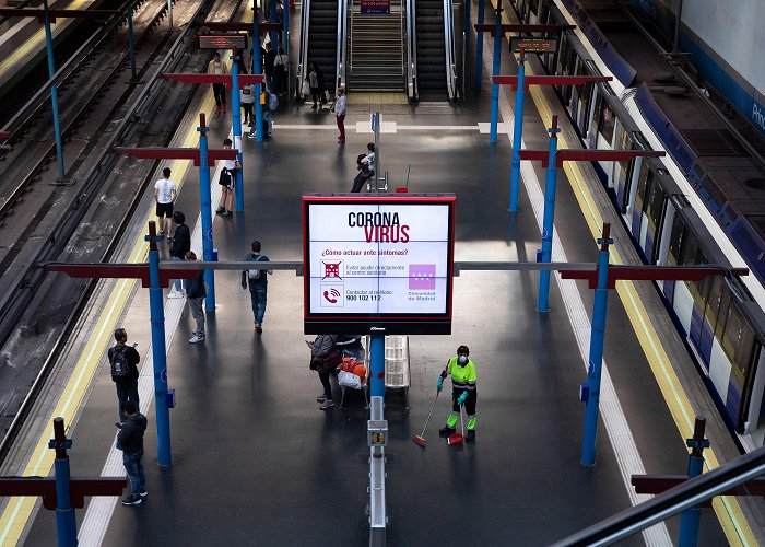 Principe Pio Train Station 23) Spanish Prime Minister announces tighter restrictions on travel photo