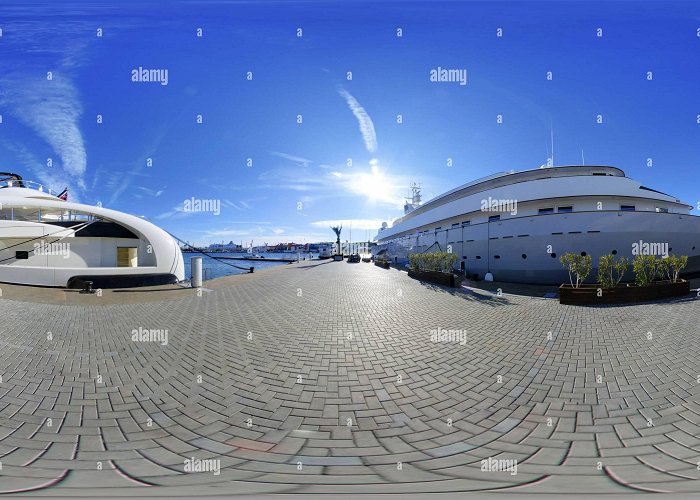 Marina Real Juan Carlos I 360° view of Super yacht Palladium and my Yakuun in marina Juan ... photo