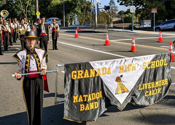 Granada Law School Granada marching band, city of Livermore color guard compete in ... photo