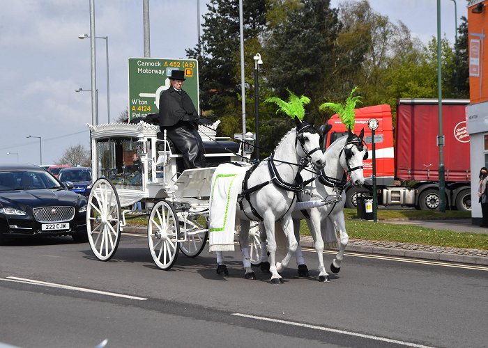 Walsall & Aldridge Magistrates Court Hundreds line streets for funeral of two-week-old baby killed in ... photo