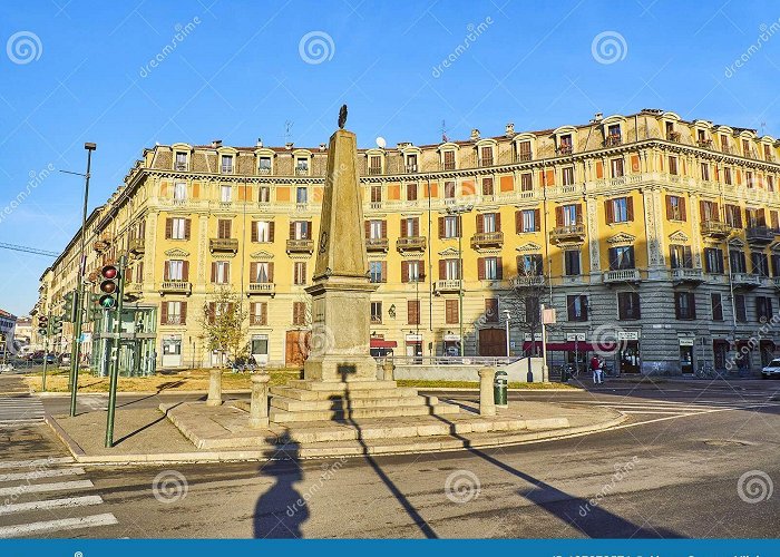 Marconi Obelisco Ai Moti. San Salvario Neighborhood. Turin, Piedmont ... photo