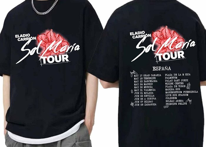 Principe Felipe Arena Eladio Carrion 2024 Sol Maria Tour Shirt, Eladio Carrion Fan Shirt ... photo