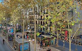 Hostal Parisien Las Ramblas Hotell Barcelona Exterior photo