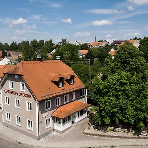 Gasthof Zur Bruecke Hotell Kaufering Exterior photo