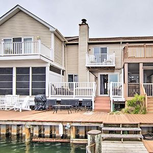 Canal-Front Retreat With Dock - Walk To Beach! Ocean City Exterior photo