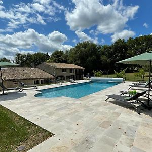 Vacances Au Calme A Litout, Piscine, Clim, 10 Personnes, Proche St Emilion Villa Minzac Exterior photo