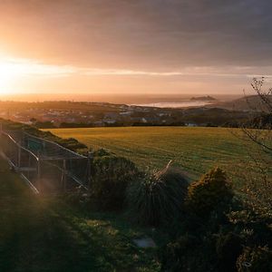 Spacious Sea-View Apt. Overlooking St Ives Bay Leilighet Gwithian Exterior photo