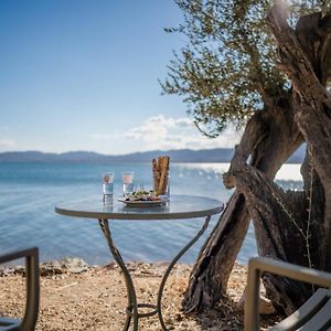 Traditional Stone House In Seafront Olive Grove A Villa Alyfanta Exterior photo