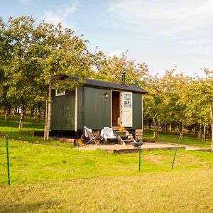 Harrys Hideout - Shepherd'S Huts At Harrys Cottages Pen-y-Clawdd Exterior photo