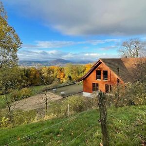 Wunderschoenes Gaestehaus Mit Grandioser Aussicht Leilighet Gempen Exterior photo