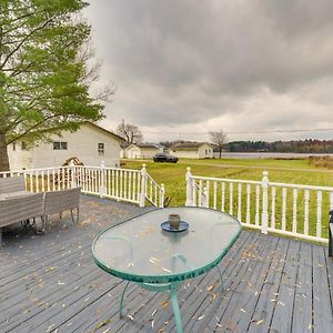 Lakefront Reed City Home With Fire Pit On 2 Acres! Exterior photo