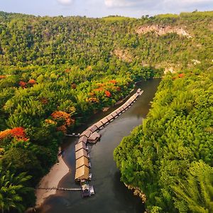 River Kwai Jungle Rafts Hotell Ban Huai Maenam Noi Exterior photo