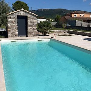 Studio Aux Portes Des Cevennes Avec Piscine Leilighet Moulès-et-Baucels Exterior photo