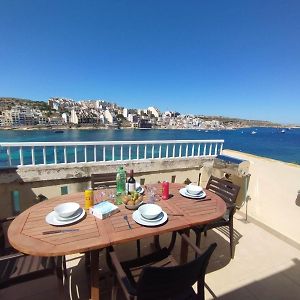 Blue Harbour Seafront Penthouse With Large Terrace With Panoramic Sea Views - By Getawaysmalta Leilighet San Pawl il-Baħar Exterior photo