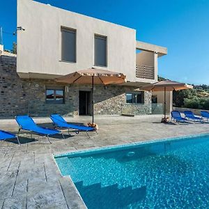 Modern Private Villa With Infinity Pool Iraklio Exterior photo