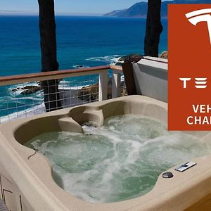 Gorgeous Oceanview, By Oceanviewhottubs Oceanfront! Shelter Cove, Ca Tesla Ev Station Leilighet Exterior photo