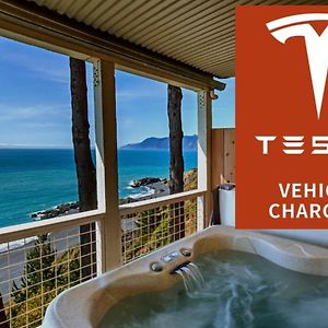 Amazing Oceanview, Oceanfront! By Oceanviewhottubs Shelter Cove, Ca Tesla Ev Station Leilighet Exterior photo