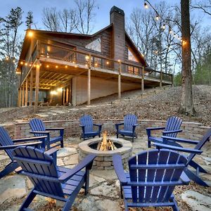 Smores Cabin Gas Fireplace Firepit Hot Tub Comfy Beds Villa Mineral Bluff Exterior photo