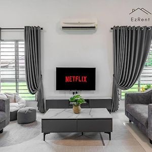 Semi-D Black & White Retreat With Free Netflix Wifi Taiping Exterior photo