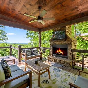 Mountain Breeze - Mountain View Hot Tub Firepit Villa Mineral Bluff Exterior photo