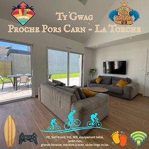 Ty Gwag Plain-Pied Proche Plage De Pors Carn Villa Penmarcʼh Exterior photo