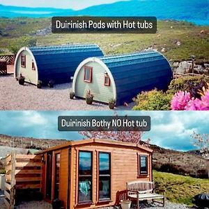 Duirinish Pods With Private Hot Tubs And Duirinish Bothy With No Hot Tub Villa Plockton Exterior photo