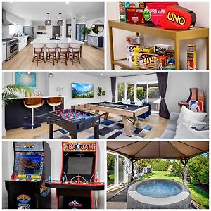 New Lux 5Br Villa Near Disney, Knotts, La, Oc With Hot Tub & Games Fullerton Exterior photo