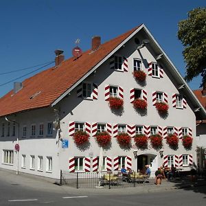 Gasthaus Zur Post Hotell Waal Exterior photo