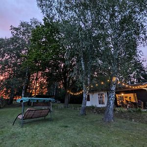 Flaemingpanorama - Laendliches Gartenhaus Mit Kamin Und Naturpanorama Villa Niedergorsdorf Exterior photo