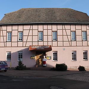 Landgasthof Zum Ring Hotell Ringleben Exterior photo