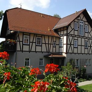 Pension Lindenhof Hotell Kromsdorf Exterior photo