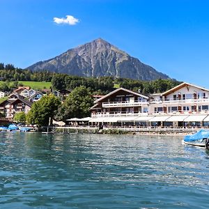 Strandhotel Seeblick Faulensee Exterior photo