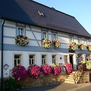 Gasthof Zur Hoffnung Hotell Hinterhermsdorf Exterior photo