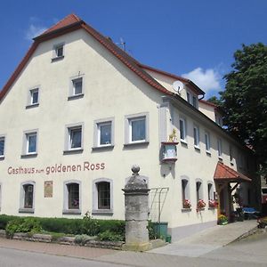 Gasthaus Zum Goldenen Ross Hotell Creglingen Exterior photo