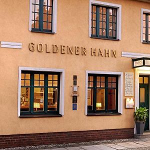 Gasthof Goldener Hahn Hotell Finsterwalde Exterior photo